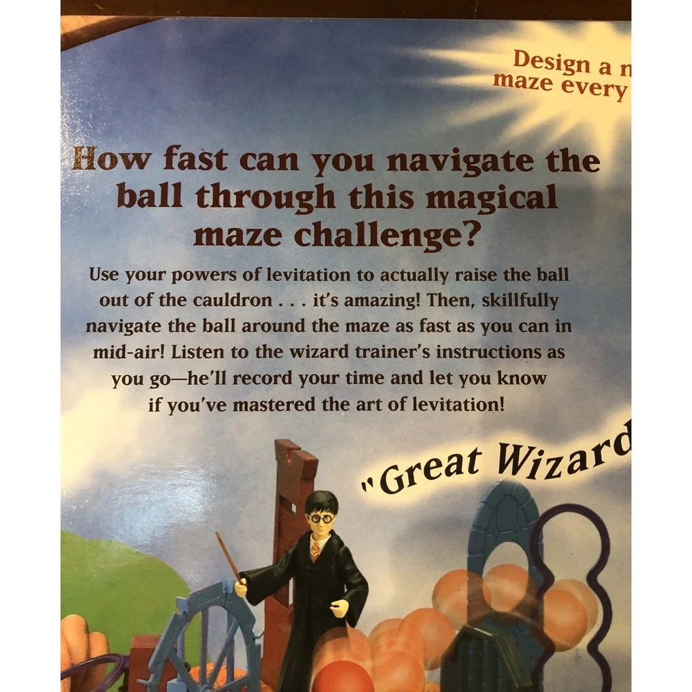 Vintage Harry Potter and the Sorcerer's Stone Levitating Challenge Game 2001 - Picture 11 of 13